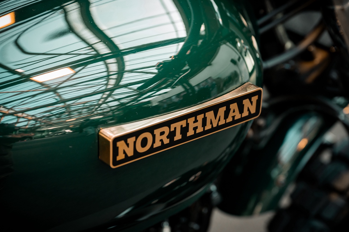 Custom Northman GB350 tank badge